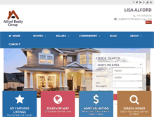 Tablet Screenshot of alfordrealtygroup.com